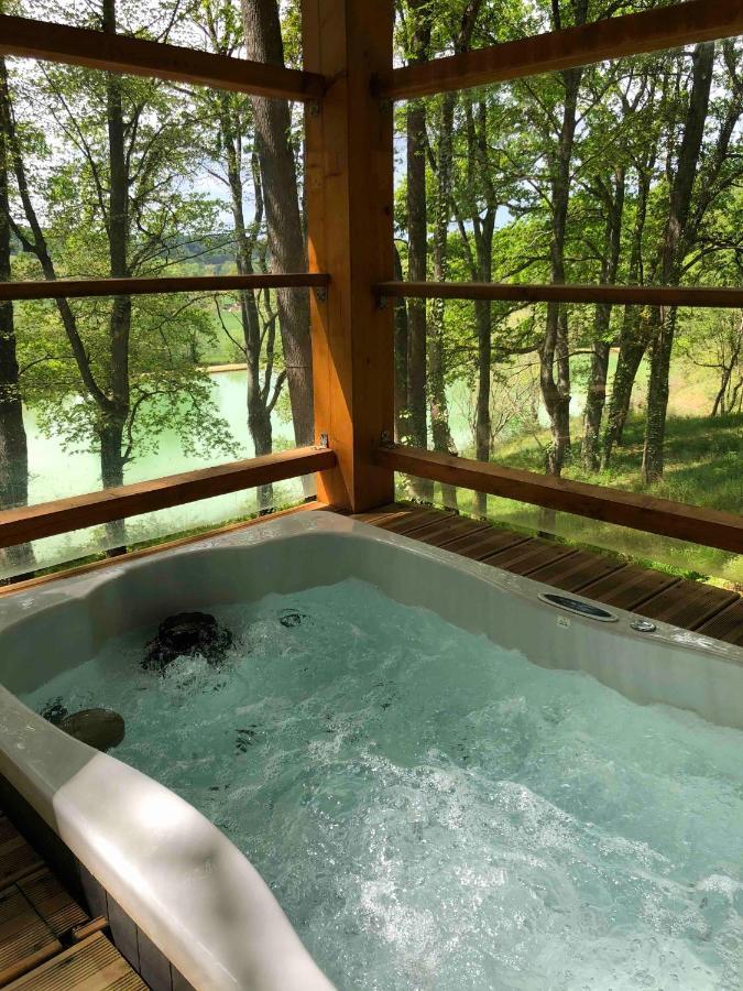 Les Cabanes Du Lac - Spa - Petit Dejeune - Cabane Du Frene & Cabane Du Chene Premium Sevignacq Luaran gambar