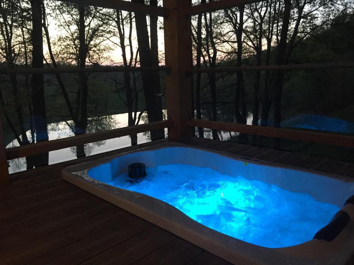 Les Cabanes Du Lac - Spa - Petit Dejeune - Cabane Du Frene & Cabane Du Chene Premium Sevignacq Luaran gambar