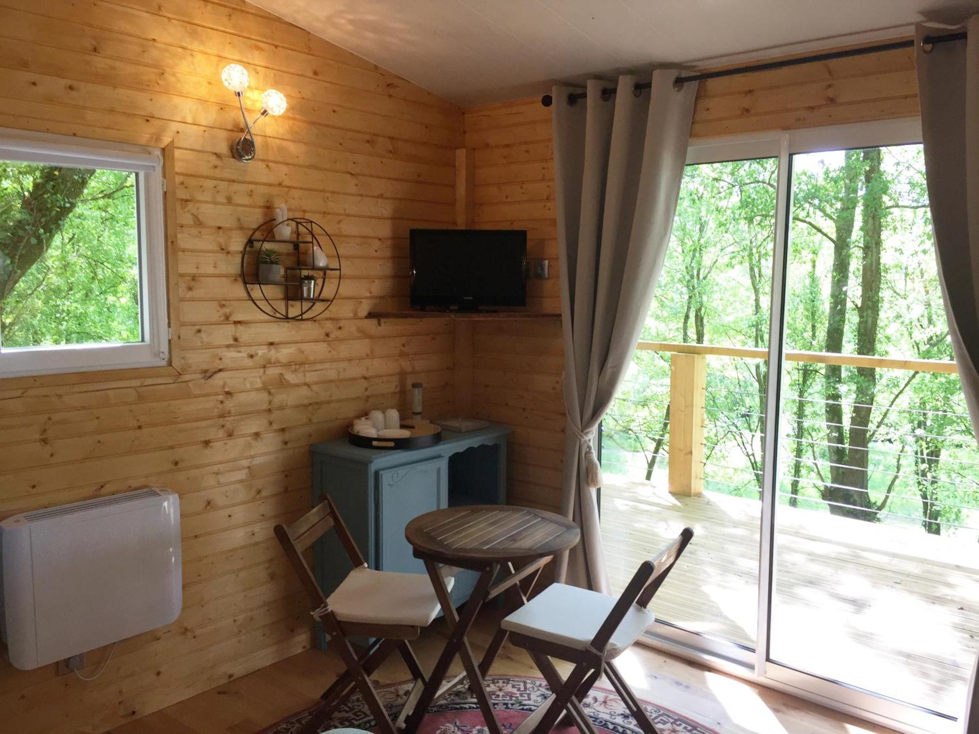 Les Cabanes Du Lac - Spa - Petit Dejeune - Cabane Du Frene & Cabane Du Chene Premium Sevignacq Luaran gambar